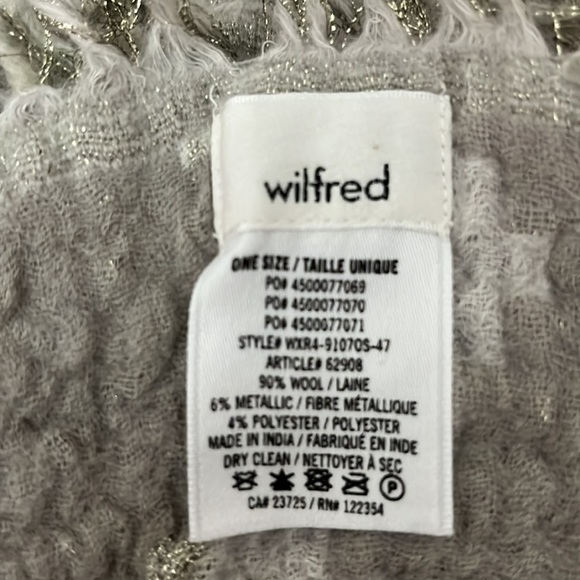 Wilfred Diamond mosaic scarf in taupe/grey - Picture 5 of 5